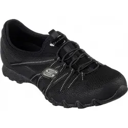 Skechers Damen Bikers LITE RELIVE Sneaker, Schwarz, 35 EU - Damen-Sneaker mit luftgekühltem Memory-Schaum für optimalen Komfort und eine entspannte Passform, hergestellt aus 100 % veganen Materialien.