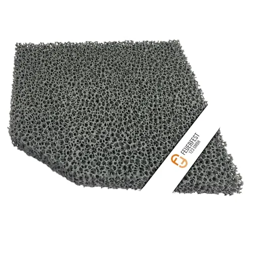 Feuerfest 123 - Feinstaubfilter für Kaminofen, 230x220x25 mm - Haushaltsgroßgeräte mit effektiver Feinstaubreduktion, verbessert die Luftqualität und reduziert Umweltbelastungen durch effiziente Filtration.