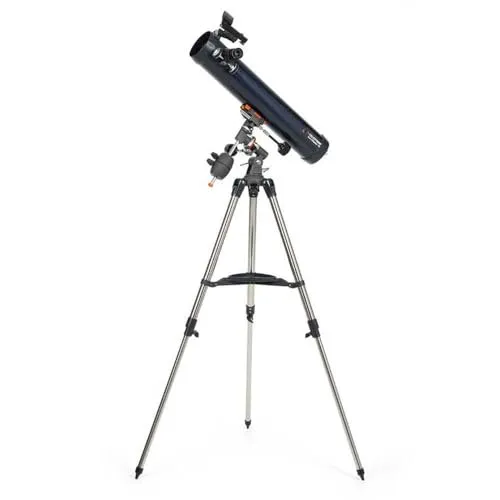 Celestron 31035 AstroMaster 76EQ Newtonian Reflector Telescope, Dark Blue