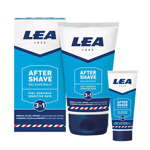 Lea After Shave Balsam 3 in 1 Balm UREA Lotion Feuchtigkeit Creme Aloe Menthol
