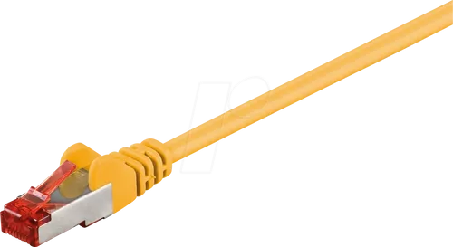GOOBAY 95503 - Cat.6 S/FTP PiMF Patchkabel, CCA, gelb, 3 m