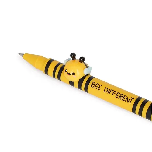 Legami Gel Stift Biene Lovely Friends - Nachfüllbarer Gel Pen mit Deko-Tierchen