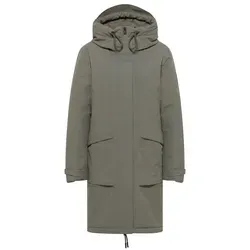 ELBSAND - Damen Jina Padded Parka - Grau XL - Stylischer und wärmender Parka für kaltes Wetter. PFC- und PFAS-frei, wind- und wasserdicht, ideal für den Alltag. Hochwertiges Material mit getapten Nähten für zuverlässigen Schutz.