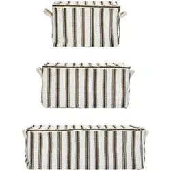 House Doctor - Vibes Aufbewahrungskorb, hellbraun (3er-Set)