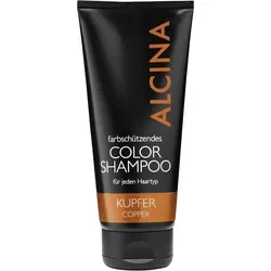 ALCINA Color-Shampoo Kupfer 200 ml - Medizinische Körperpflege mit Farbpigmenten für intensiven Glanz und langanhaltenden Farbschutz. Ideal für kupferfarbene Haare.