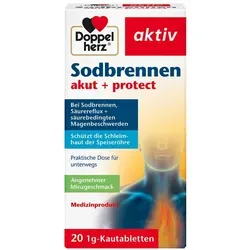 Doppelherz Sodbrennen Akut+protect Kautabletten