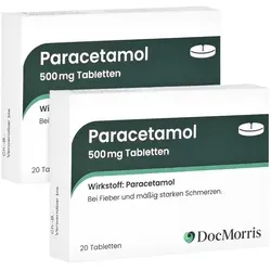 DocMorris Paracetamol 500mg Tablett Duo 2X20 St