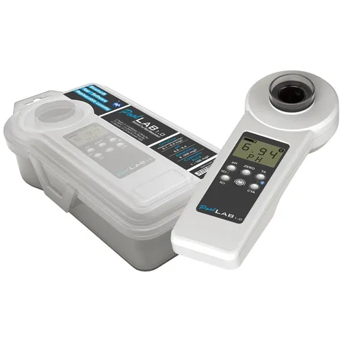 PoolLab 1.0 Photometer: Präziser Wassertester für Schwimmbäder - Wassertester für Schwimmbäder und Whirlpools, ermöglicht eine präzise Analyse von Chlor und pH-Wert für optimales Wasser.