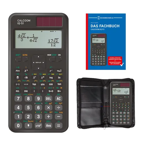 CALCOOM IQ-S1 + 5 Jahre Garantie + Schutztasche + Fachbuch