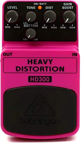 Behringer HEAVY DISTORTION HD300 Heavy Metal Distortion Effektpedal