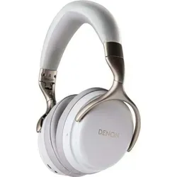 Denon AH-GC30 Bluetooth Kopfhörer - Weiß - Kopfhörer mit fortschrittlicher Geräuschunterdrückung und erstklassigem Sound dank Denon FreeEdge-Treibern. Ideal für lange Tragezeiten und unterwegs, mit bis zu 20 Stunden Akkulaufzeit.