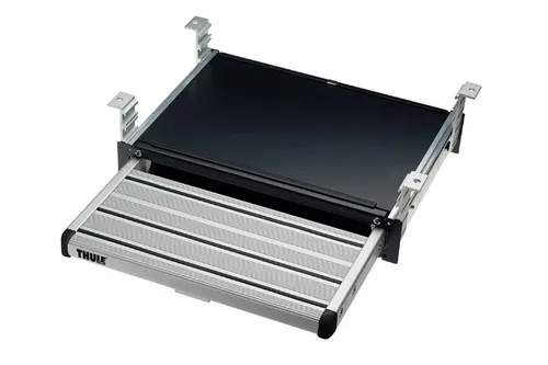 Thule Slide Out Step Manual 400 - Universeller Camper Step - Praktischer und robuster Wohnmobil Schritt für einfachen Einstieg. Ideal für Camper und Wohnmobile, sorgt für Sicherheit und Komfort.