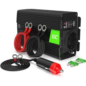 Green-Cell Spannungswandler INV03DE, 12V auf 230V, modifizierter Sinus, 500W / 1000W