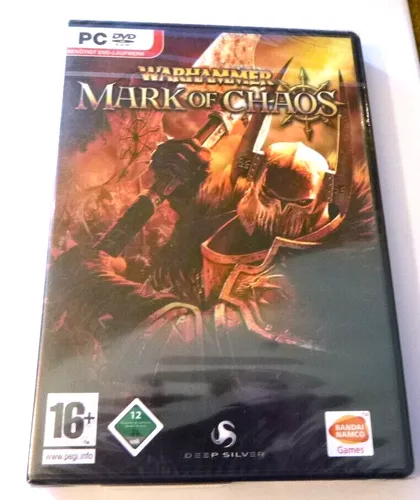 Warhammer: Mark of Chaos - PC DVD - Strategie-Spiel aus 2006, neu in Originalverpackung, ideal für Warhammer-Fans und PC-Spieler ab 12 Jahren.