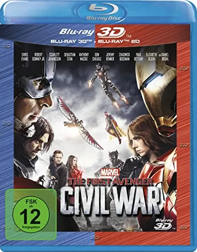 The First Avenger: Civil War [Blu-Ray + Blu-Ray 3D]