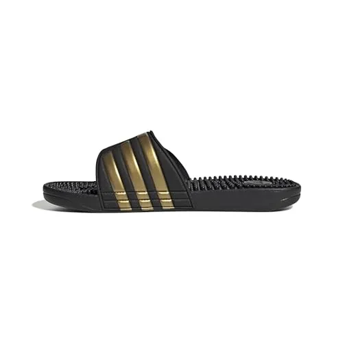 adidas Unisex Adissage Slides - Rutschfeste Badeschuhe - Dusch- & Badeschuhe für Damen mit regulärer Passform, EVA-Riemen und Cloudfoam Außensohle für maximalen Komfort und Massageeffekt.