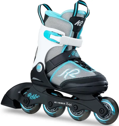 K2 MARLEE Kinder Inline Skate - Größenverstellbar 32-37, sicherer Fahrspaß für wachsende Füße und bequemes Design