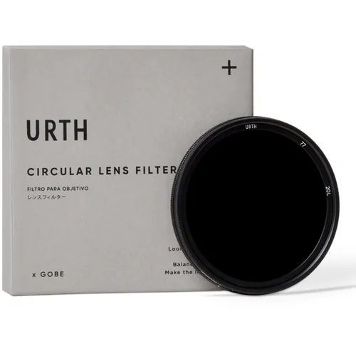 Urth 77 mm Variabler Graufilter ND64-1000 - Heimkino, TV & Video Zubehör – Reduziert 6-10 Blendenstufen für kreative Belichtung und dramatische Bewegungsunschärfe. Hergestellt aus hochwertigem Schott-Glas für beste Lichtdurchlässigkeit und Farbneutralität.
