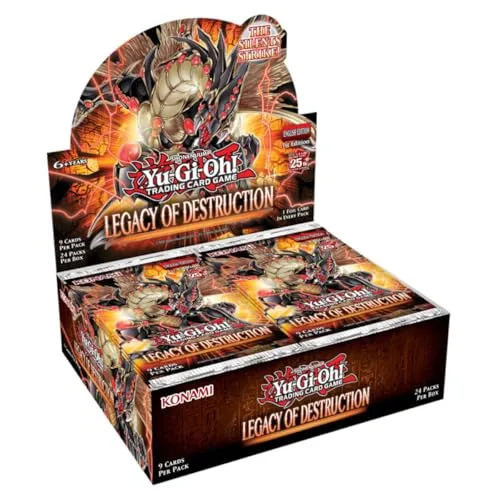 Yu-Gi-Oh! Legacy of Destruction Display Englisch - TCG OVP Displays, enthält Booster für aufregende Duelle und ist ideal für Sammler und Spieler ab 6 Jahren.