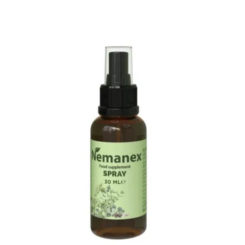 Nemanex Spray Tropfen, 30 ml - Nahrungsergänzungsmittel zur Unterstützung der Abwehrkräfte und des Immunsystems, enthält wertvolle Pflanzenextrakte und Zink für optimale Gesundheit.