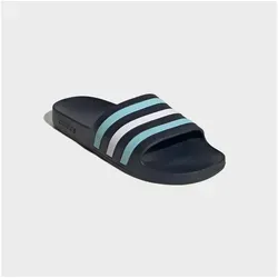 adidas Adilette Aqua Sandale Größe 42 in Blau - Leichte Badesandale mit schnelltrockendem Material und bequemem Cloudfoam Fußbett für optimalen Tragekomfort am Pool oder Strand.
