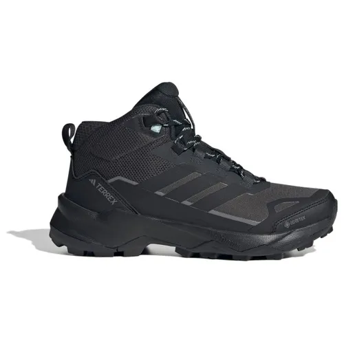 adidas Terrex Skychaser AX5 Mid GORE-TEX - Damen Wanderschuhe - Atmungsaktive Wanderschuhe mit wasserdichter GORE-TEX-Membran in Grau/Schwarz, perfekt für Wanderungen; Größe: 36. Entdecken Sie weitere adidas Terrex Modelle bei Bergfreunde.de!