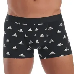 adidas 3P Active Flex Cotton Trunk Schwarz/Blau Baumwolle Large Herren