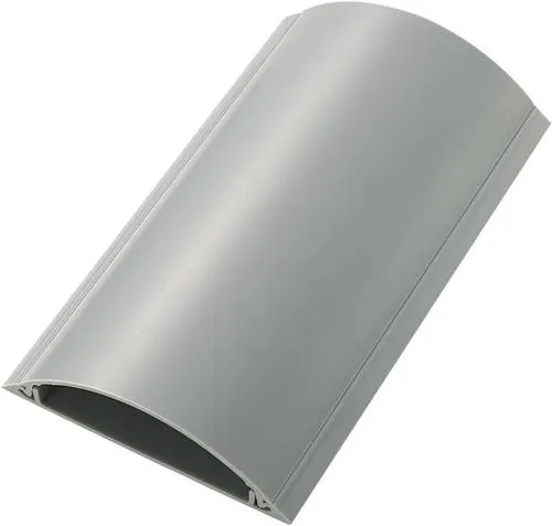 TRU Components Kabelbrücke 1592926 PVC Grau 1000mm - Robuste Kabelbrücke für sicheren Trittschutz, selbstverlöschend und mit abnehmbarem Oberteil für einfache Kabelverlegung. Ideal für den Einsatz in Innenräumen.