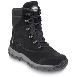 Meindl Ischgl GTX schwarz, Gr. 11.5 UK / 46.5 EU - Der Meindl Ischgl GTX in Schwarz bietet dank GORE-TEX®-Futter und Winterfilz-Fußbett optimalen Komfort und Stabilität für jedes Winterabenteuer. Ideal für kalte Tage und erhältlich in den Größen 6-12.