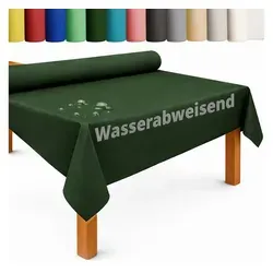 DecoHomeTextil Tischdecke Rolle Vliesstoff 100 cm x 2500 cm - Tischdecken aus wasserabweisendem Vliesstoff in Dunkelgrün, ideal für stilvolle Tischgestaltungen und schützende Lösungen.