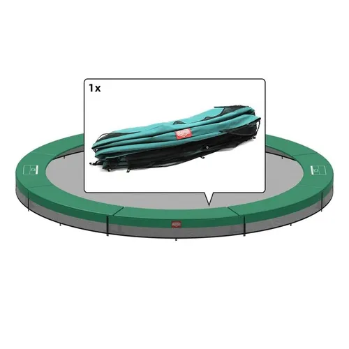 BERG Ersatzteil Schutzrand 270 cm rund grün - Favorit InGround für Trampolin - Hochwertiger Schutzrand für sicheres Trampolinspringen. Ideal für das BERG Favorit InGround Modell, schützt optimal vor Verletzungen und sorgt für langen Spielspaß.