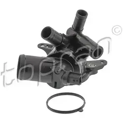 TOPRAN Thermostatgehäuse für RENAULT 702 490 110617026R, 110617250R - Auto & Motorrad, hochwertiges Gehäuse aus GFK mit vormontiertem Thermostat und Dichtung für zuverlässige Temperaturregelung.