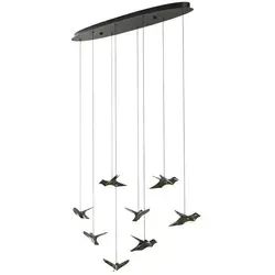 Pendelleuchte Schwarz, 26 cm Breite, 150 cm Höhe - Lampen & Leuchten - Hochwertige Pendelleuchte in elegantem Schwarz, ideal für stilvolle Räume. Profitieren Sie von unserem 10€ Willkommens-Gutschein bei Newsletter-Anmeldung!