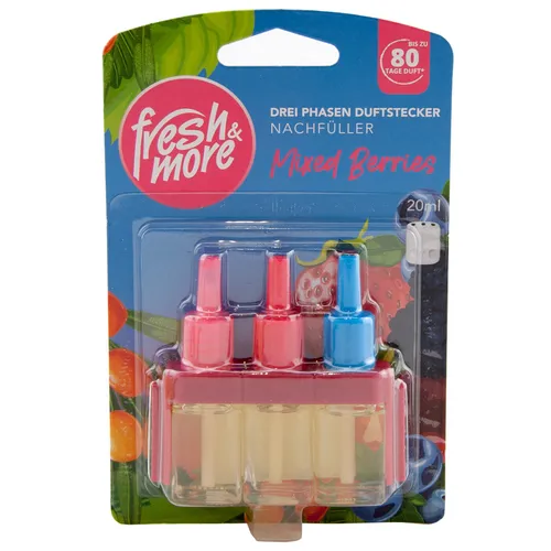 fresh & more 3 Phasen Nachfüller MIXED BERRIES 1 x 20ml für 3Volution Stecker