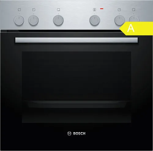 Bosch MDA EB-Herdset Express HND211GR62 - Herdset mit 3D Heißluft und 4 Kochstellen, energieeffizient mit der Klasse A für perfektes Kochen und Backen in der modernen Küche.