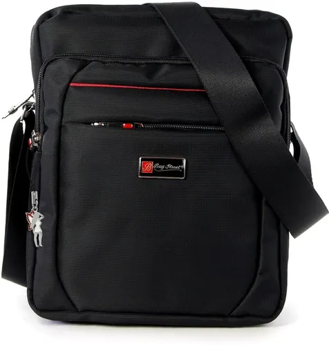 BAG STREET Umhängetasche Polyester Tasche Damen Herren (Umhängetasche, Umhängetasche), Herren, Damen, Jugend Tasche Textil-Polyester schwarz