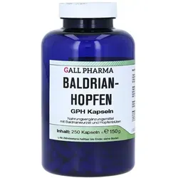 Baldrian Hopfen GPH Kapseln 250 St