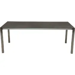 Jan Kurtz Lux Excell Ausziehbarer Gartentisch Inox/Keramik - Eleganter, ausziehbarer Gartentisch aus Inox und Keramik. Ideal für gesellige Abende im Freien, robust und pflegeleicht, für jeden Wettertyp geeignet.