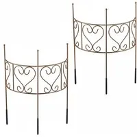 Relaxdays Staudenhalter 2-teilig, Rankhilfe für Pfingstrose & Hortensie - Praktische Pflanzenstütze für elegantes Wachstum: 2-teilig und vielseitig einsetzbar. Wetterfest aus pulverbeschichtetem Stahl, ideal für stabile Unterstützung deiner Blumen im Garten.