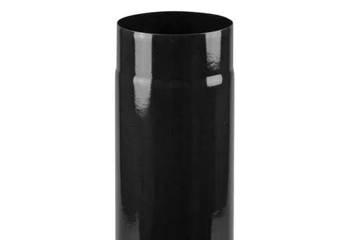 raik Rauchrohr 120 mm - Emaille Schwarz, 500 mm - Abgasrohre mit emaillierter Oberfläche, ideal für feste, flüssige und gasförmige Brennstoffe. Eingezogene Steckverbindung sorgt für einfache Montage und hohe Sicherheit.