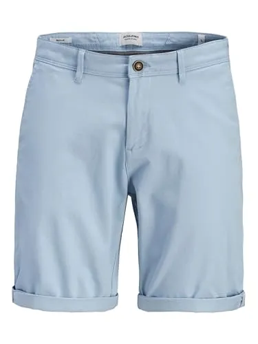 JACK & JONES Male Chino Shorts Regular Fit - Stylische Chino Shorts im Regular Fit für einen bequemen Sitz. Aus 98% Baumwolle und 2% Elasthan für optimale Bewegungsfreiheit und hohen Tragekomfort.