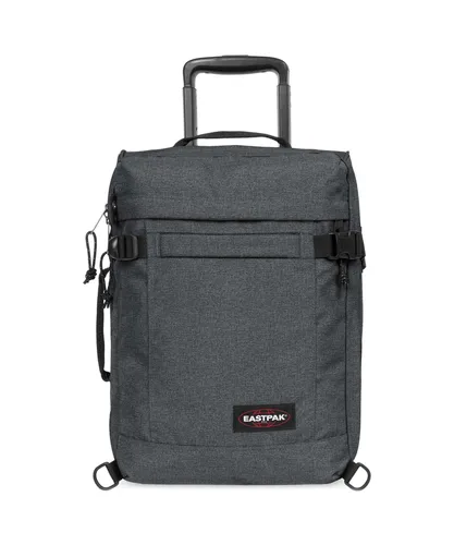Eastpak Strapson XXS Rucksack-Trolley anthrazit - Kompakter 43 cm Rucksack-Trolley, ideal für kurze Reisen und mit praktischem Rollen-System für mühelosen Transport.