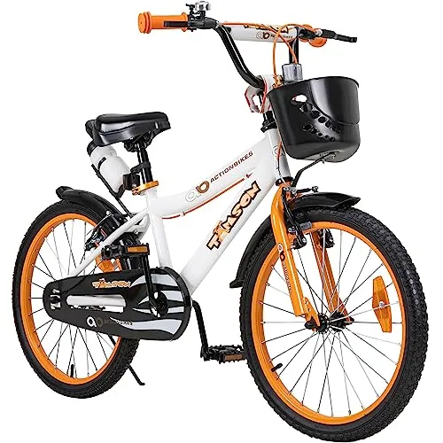 Actionbikes Kinderfahrrad Timson - 20 Zoll - Straßenfahrrad für Kinder ab 4 Jahren, mit sicherer V-Break Bremse, stoßdämpfenden Luftreifen und höhenverstellbarem Sattel für maximalen Fahrkomfort.