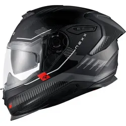 Nexx Y.100 R Baron Integralhelm schwarz, XL - Motorradhelm mit integriertem, getöntem Sonnenvisier und Pinlock Anti-Beschlag-Schutz für klare Sicht. Ergonomisches Innenfutter, verstellbare Belüftung und optimale Aerodynamik für komfortable Fahrten.