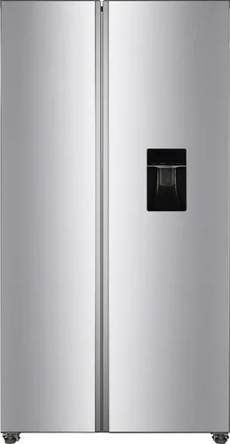 PKM SBS444EIXWD Kühl-Gefrierkombination - Kühlschrank mit 439 L, Wasserspender und No-Frost-Technologie für müheloses Abtauen, ideal für große Haushalte.