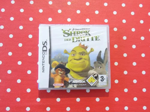 Shrek der Dritte Nintendo DS - NEU und OVP - Games für Nintendo DS, erlebe das Abenteuer mit Shrek und Freunden, ideal für junge Fans ab 6 Jahren