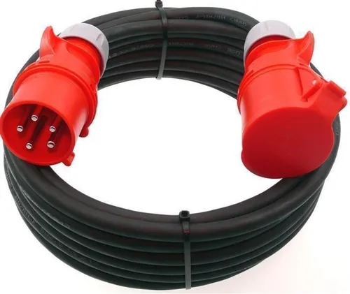 maxgo® 10m CEE Adapterkabel 16A auf 32A - Hochwertiges 10m CEE Verlängerungskabel mit langlebigen Steckverbindern. Flexibles H07RN-F Kabel für einfache Handhabung und hohe Sicherheit dank IP44 Schutzart.