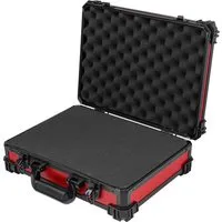 HMF 15502-03 Transportkoffer mit Rasterschaumstoff - Kamerataschen, ideal für den sicheren Transport empfindlicher Geräte dank individuell anpassbarem Rasterschaumstoff.