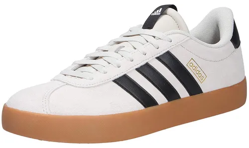 adidas Vl Court 3.0 Herren Sneakers - Stilvolle Wildlederschuhe in Schwarz Gold - Herren-Sneaker mit regulärer Passform, dämpfender Zwischensohle und hochwertigem Wildleder-Obermaterial für optimalen Tragekomfort.