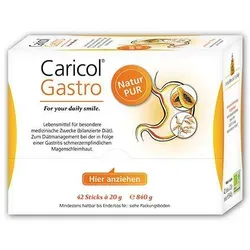 Caricol Gastro Sticks - 840 g für Magen & Darm - Medizinische Lebensmittel zur Unterstützung bei Gastritis. 100% Natur aus Bio-Papayas & Hafer, ohne Gewöhnungseffekt, nachhaltig und fair produziert.